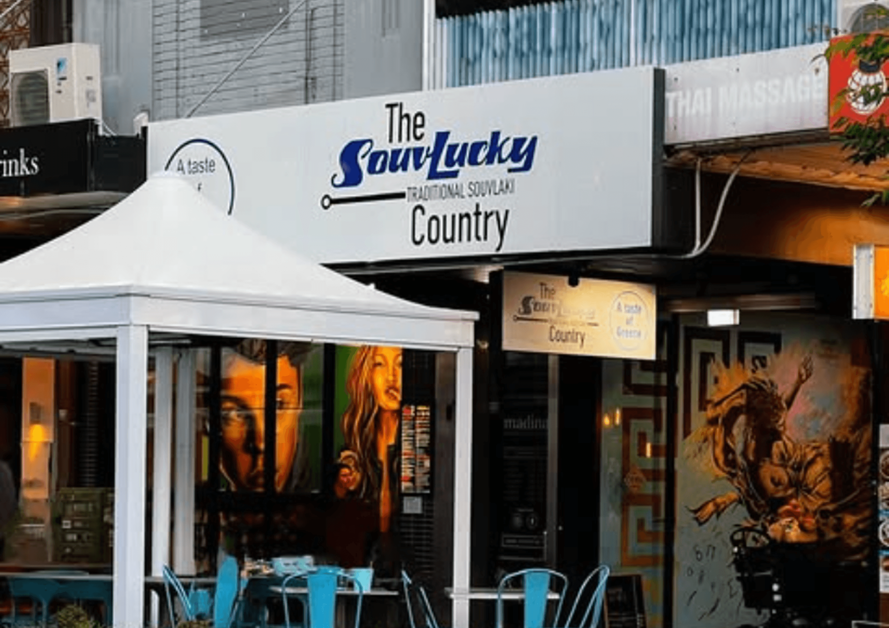 SouvLucky Country current location in Parramatta showcasing the warm, welcoming restaurant atmosphere